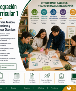 Integración Curricular 1° Secundaria NEM 2026-2027 | Programa Analítico, Planeaciones y Recursos Didácticos Editables