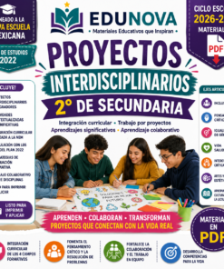 Proyectos Interdisciplinarios 2° Secundaria NEM 2026-2027 en PDF | Integración Curricular y Trabajo por Proyectos
