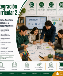 Integración Curricular 2° Secundaria NEM 2026-2027 | Programa Analítico, Planeaciones y Recursos Didácticos Editables