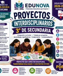 Proyectos Interdisciplinarios 3° Secundaria NEM 2026-2027 en PDF | Integración Curricular y Trabajo por Proyectos