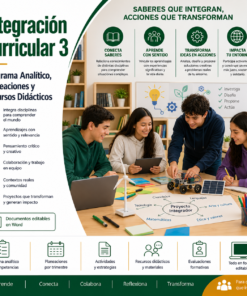 Integración Curricular 3° Secundaria NEM 2026-2027 | Programa Analítico, Planeaciones y Recursos Didácticos Editables