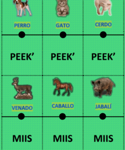 Juegos de dominó de palabras en lengua maya03