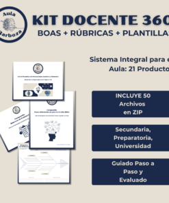 Kit Docente 360°: BOAs + Rúbricas + Plantillas (Sistema Integral de Trabajo y Evaluación en el Aula)