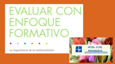 LA IMPORTANCIA DE LA RETROALIMENTACION CON ENFOQUE FORMATIVO