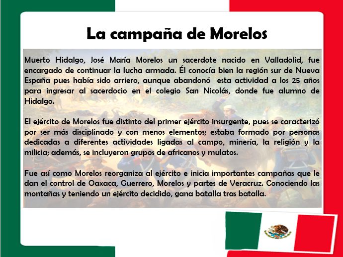 La campaña de morelos