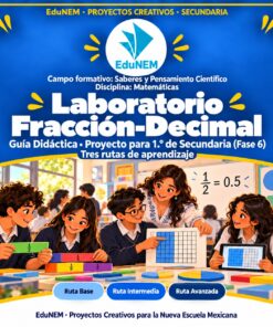 Laboratorio Fracción-Decimal | EduNEM Matemáticas Secundaria 1.º | 10 sesiones y 3 rutas de aprendizaje