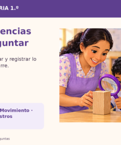 Mi Primer Laboratorio de Preguntas | 1.º de Primaria | 20 Experiencias con Fichas, Guías, Word, PowerPoint y Portal HTML 8 Laboratorio de Preguntas Promocional 01