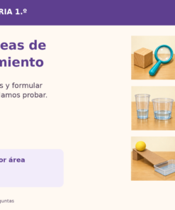 Mi Primer Laboratorio de Preguntas | 1.º de Primaria | 20 Experiencias con Fichas, Guías, Word, PowerPoint y Portal HTML 11 Laboratorio de Preguntas Promocional 04