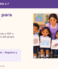 Mi Primer Laboratorio de Preguntas | 1.º de Primaria | 20 Experiencias con Fichas, Guías, Word, PowerPoint y Portal HTML 13 Laboratorio de Preguntas Promocional 06