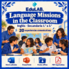 Language Missions in the Classroom | Inglés Secundaria 1.º a 3.º | 20 experiencias y 49 recursos