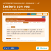 Lectoescritura con Voz Primaria 1° y 2° | Juegos Interactivos, Lecturas y Recursos NEM Fase 3 11 Lectoescritura 12 Imagen 3