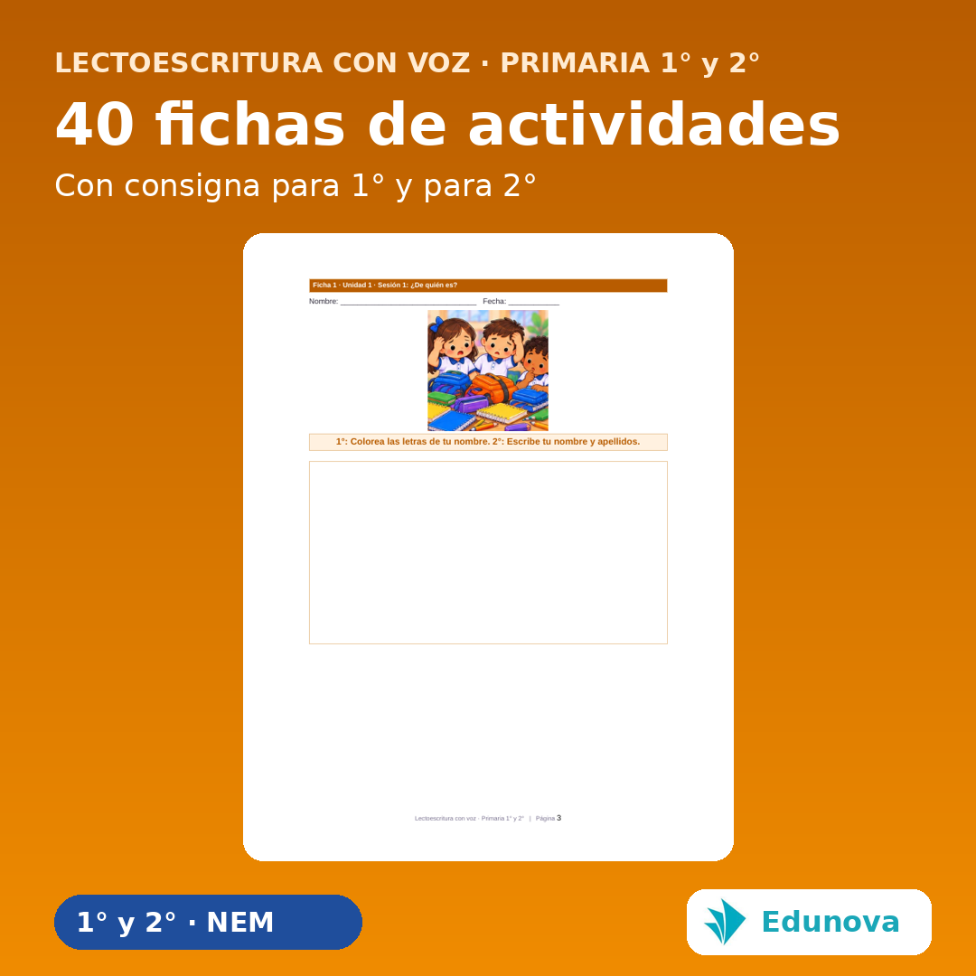 Lectoescritura con Voz Primaria 1° y 2° | Juegos Interactivos, Lecturas y Recursos NEM Fase 3 6 Lectoescritura con Voz Primaria 1° y 2° | Juegos Interactivos, Lecturas y Recursos NEM Fase 3 - Imagen 6