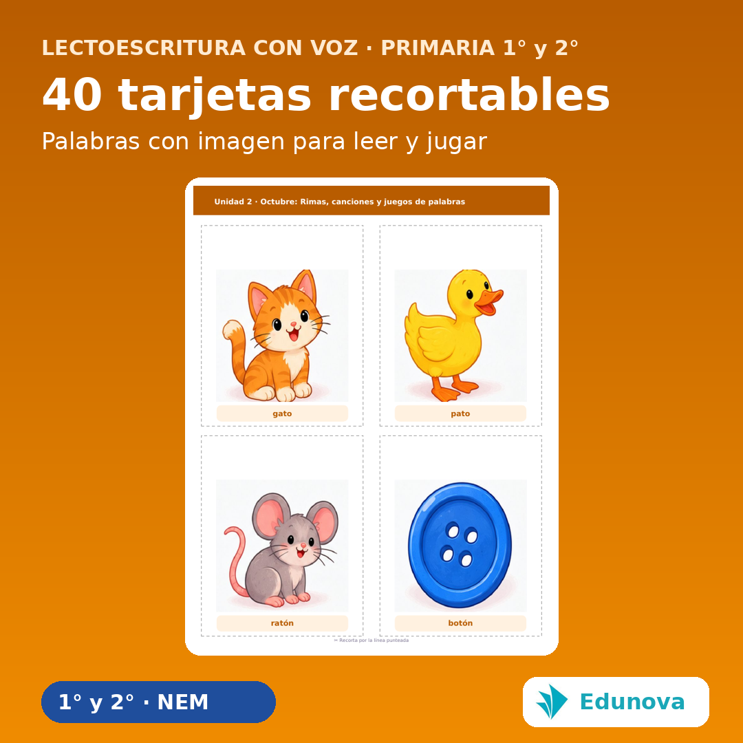 Lectoescritura con Voz Primaria 1° y 2° | Juegos Interactivos, Lecturas y Recursos NEM Fase 3 7 Lectoescritura con Voz Primaria 1° y 2° | Juegos Interactivos, Lecturas y Recursos NEM Fase 3 - Imagen 7