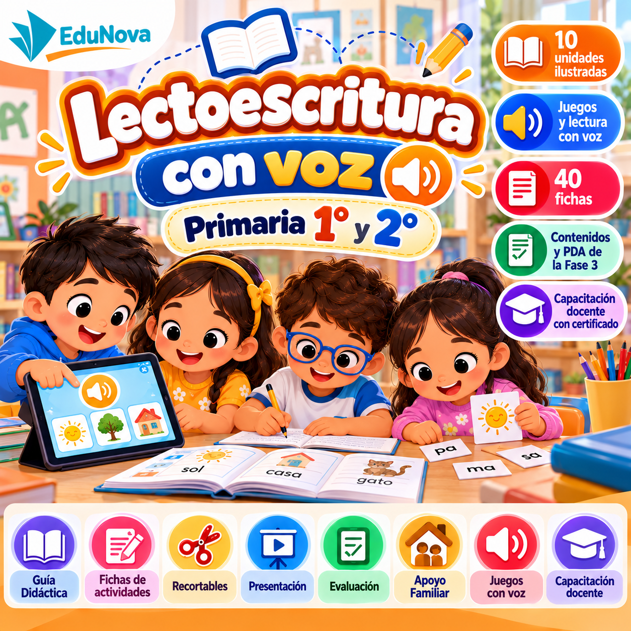 Lectoescritura con Voz Primaria 1° y 2° | Juegos Interactivos, Lecturas y Recursos NEM Fase 3 1 Lectoescritura con Voz Primaria 1° y 2° | Juegos Interactivos, Lecturas y Recursos NEM Fase 3