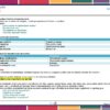 Un plan de clase en español con actividades creativas para fomentar la lectura y la escritura, una tabla de recursos para el desarrollo, criterios de evaluación y preguntas de reflexión sobre los valores de la vida, con etiquetas de colores y el logotipo de Editorial MD.