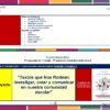 Una diapositiva que muestra recursos y entornos educativos, seguida de un plan de clase titulado 