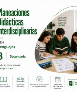 Planeaciones Interdisciplinarias NEM Lenguajes 3° Secundaria 2026-2027 | Todo el Ciclo Escolar Mes por Mes