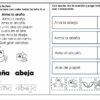 LAS VOCALES MÁGICAS 24 Hoja de ejercicios de lengua española con un poema sobre una araña, actividad para colorear, trazado de palabras para