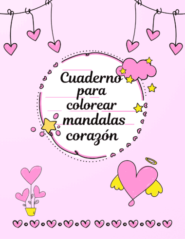 MANDALAS DE CORAZONES PARA COLOREAR