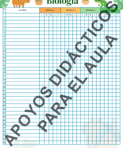 Lista de Asistencia Biologia Preview