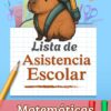 Lista de Asistencia Matemáticas 2025-2026