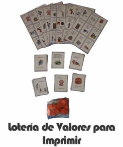 Loteria de valores para imprimir