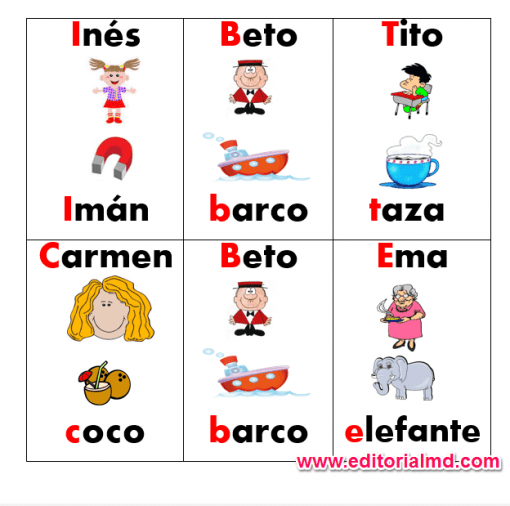 Loteria para imprimir abecedario4