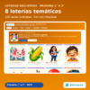 Loterías Educativas con Voz Primaria 1° a 3° | 8 Juegos Interactivos, 128 Cartas y Recursos NEM 9 Loterias Imagen 1