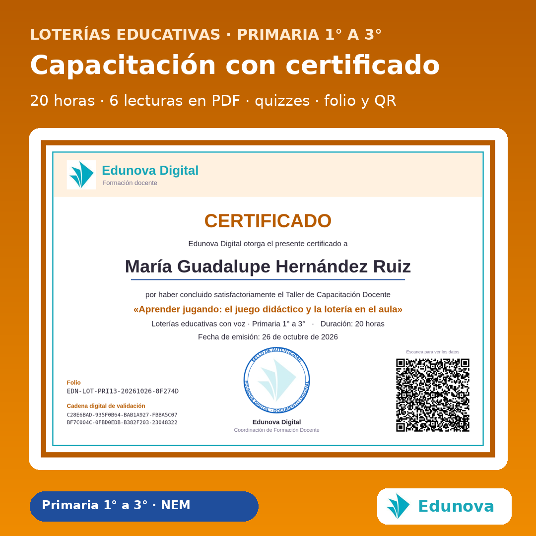 Loterías Educativas con Voz Primaria 1° a 3° | 8 Juegos Interactivos, 128 Cartas y Recursos NEM 8 Loterías Educativas con Voz Primaria 1° a 3° | 8 Juegos Interactivos, 128 Cartas y Recursos NEM - Imagen 8