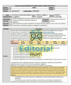 Un documento educativo titulado 