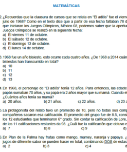 MATEMATICAS 6