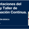 Imagen de una diapositiva de presentación en español con el título "Orientaciones del CTE y Taller de Formación Continua". La diapositiva también incluye subtextos, "Educación Básica", "Junio del 2024" y una imagen en miniatura de un documento titulado "Orientaciones para la Octava Sesión Ordinaria del Consejo Técnico Escolar y del Taller Intensivo de Formación Continua para Docentes".