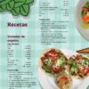 Manual para personas que preparan, distribuyen y venden alimentos en las escuelas !GRATIS PowerPoint Editable! 26 Una colorida página de recetas con enfrijoladas y tostadas de nopales. Incluye imágenes de los platillos y listas detalladas de ingredientes. La página está decorada con elementos verdes y vibrantes diseños.