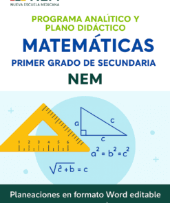 Matemáticas - Programa Analítico y Plano Didáctico - Primer Grado de Secundaria