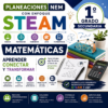 Planeaciones NEM con Enfoque STEAM para Matemáticas Primer Grado de Secundaria 2026-2027 | Word Editable