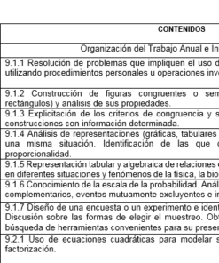 Dosificación De Matemáticas Secundaria 3