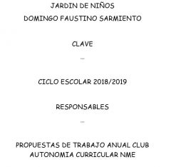 Planeaciones de Clubes | Soy Docente Autonomia Curricular 2020