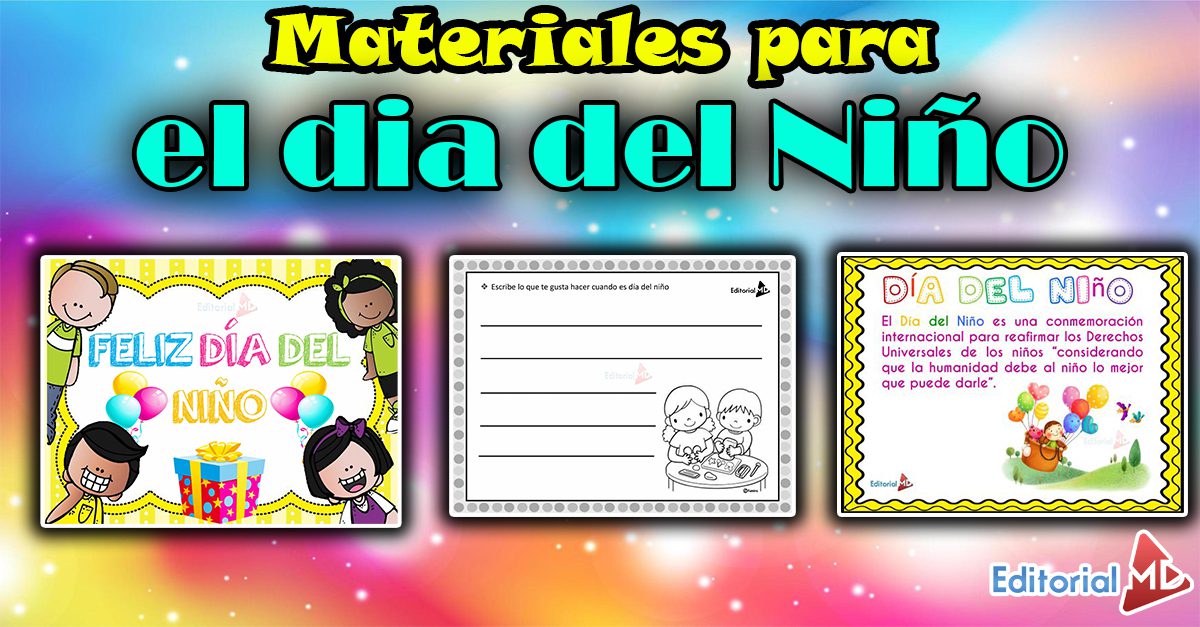 material didactico para el dia del niño