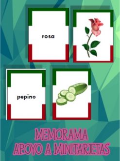 Memorama para Niños para apoyo a Minitarjetas