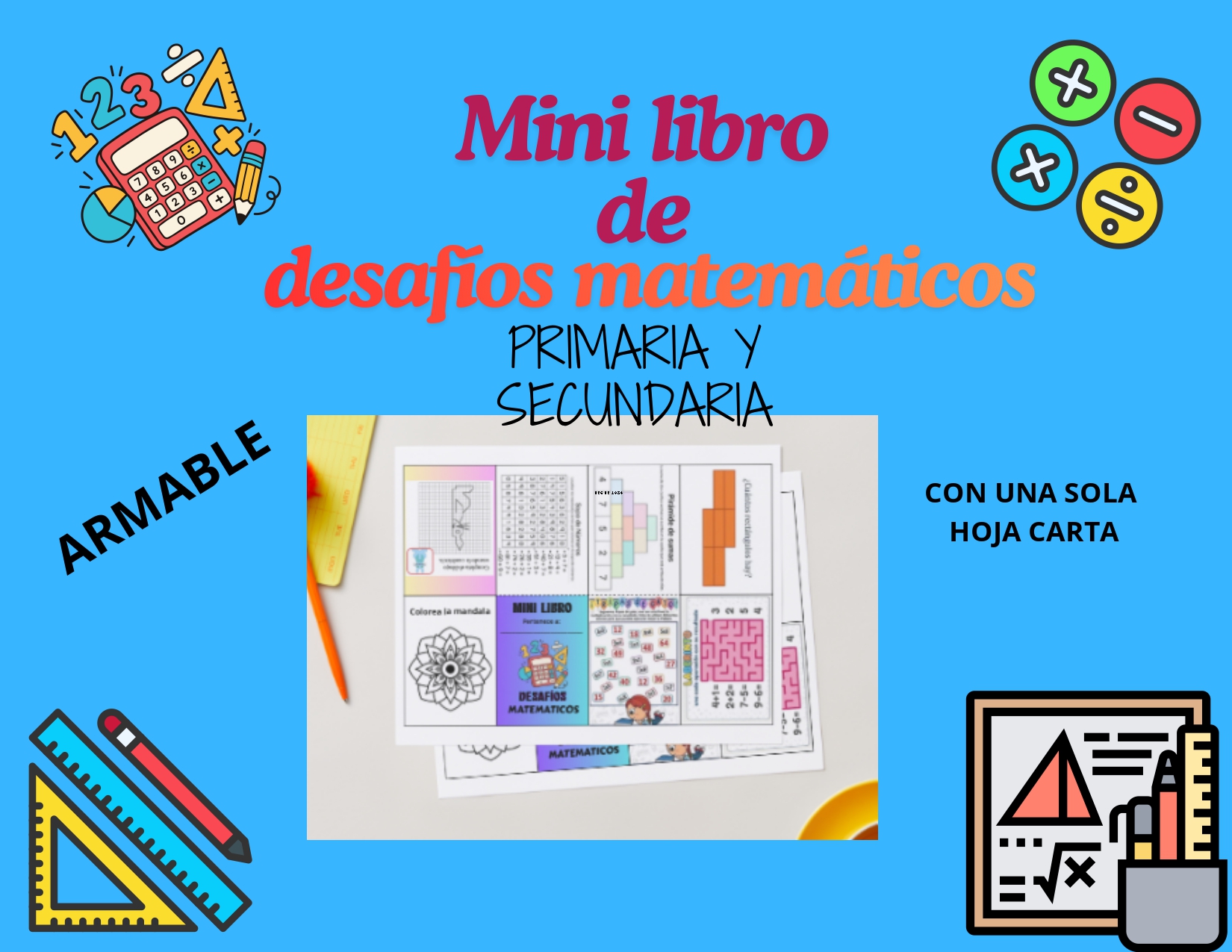 MINI LIBRO DE DESAFIOS MATEMATICOS 1 MINI LIBRO DE DESAFIOS MATEMATICOS