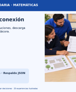 Modelos matemáticos para tomar decisiones | Matemáticas, secundaria 1.º a 3.º | 20 experiencias, fichas y recursos editables 12 Modelos para Decidir Promocional 05