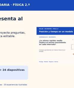 Movimiento, fuerzas y estructuras | Física Secundaria 2.º | 20 experiencias y 49 recursos 11 Movimiento Fuerzas Promocional 04