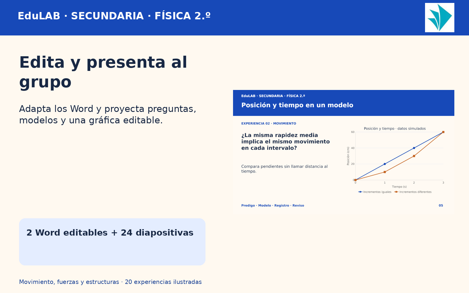 Movimiento, fuerzas y estructuras | Física Secundaria 2.º | 20 experiencias y 49 recursos 5 Movimiento, fuerzas y estructuras | Física Secundaria 2.º | 20 experiencias y 49 recursos - Imagen 5