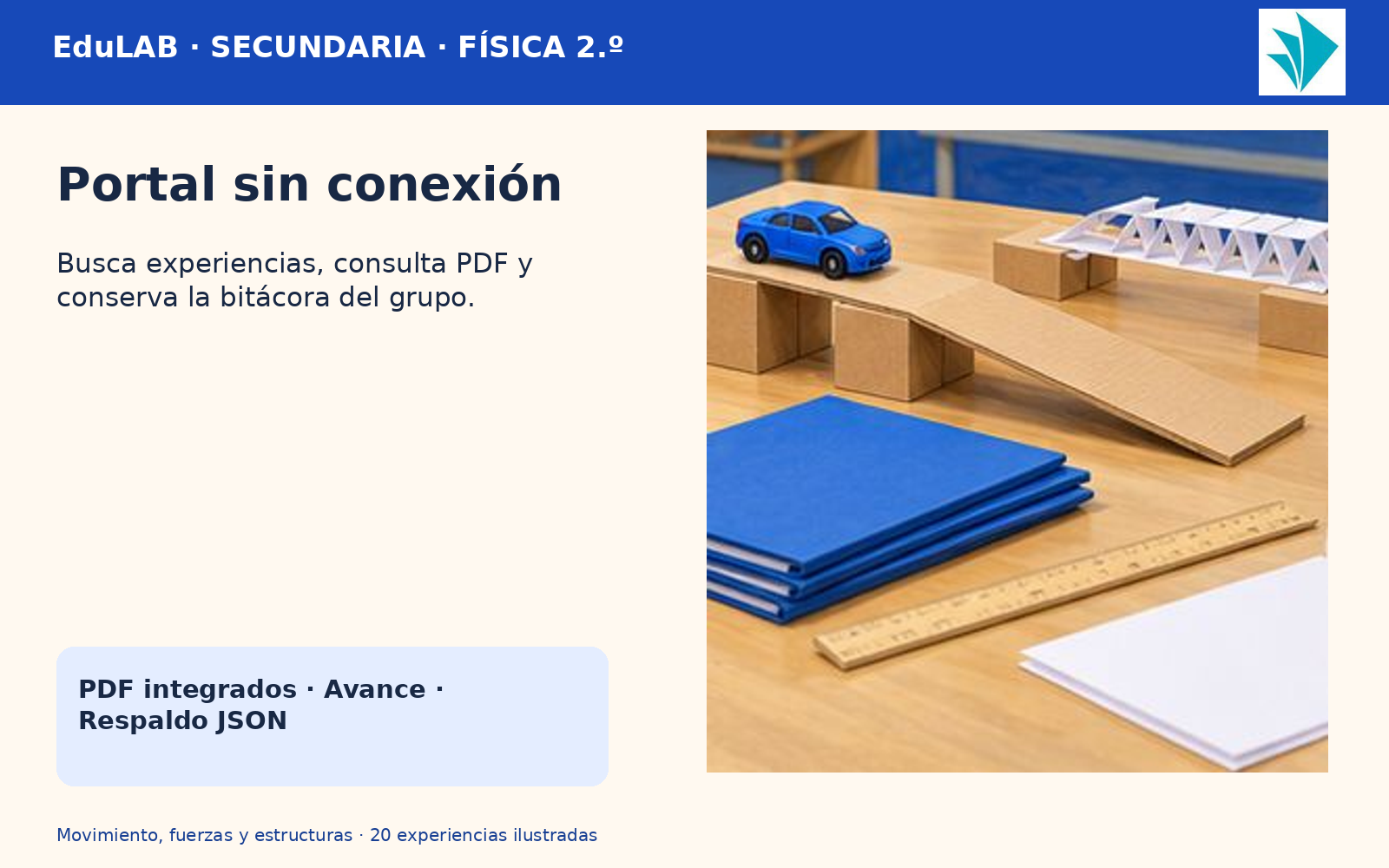 Movimiento, fuerzas y estructuras | Física Secundaria 2.º | 20 experiencias y 49 recursos 6 Movimiento, fuerzas y estructuras | Física Secundaria 2.º | 20 experiencias y 49 recursos - Imagen 6
