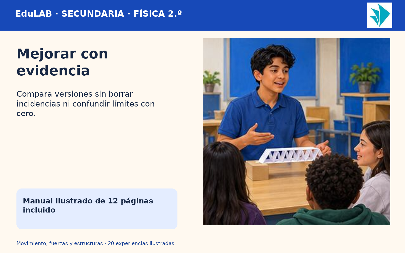 Movimiento, fuerzas y estructuras | Física Secundaria 2.º | 20 experiencias y 49 recursos 7 Movimiento, fuerzas y estructuras | Física Secundaria 2.º | 20 experiencias y 49 recursos - Imagen 7