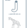 Abecedario: tarjetas de nombres y sonidos 3 Ilustración de la letra