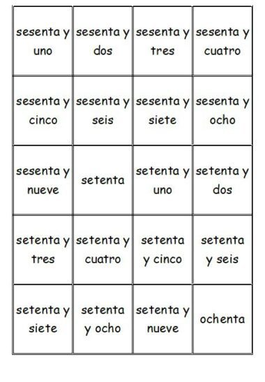 Numeración: Números y Letras para imprimir - Image 4