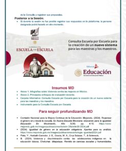 Un folleto educativo en español que promueve la 