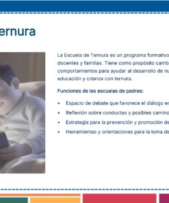 Tema 10 Contestado: Trabajo con las familias CTE NEM 2025 - 2026 (Todos los Niveles) 39 Un adulto sonriente lee un libro a un niño feliz en la cama. El texto describe