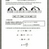 Cuaderno de Trabajo Ecuaciones de Primer Grado 7 Imagen de una hoja de trabajo de matemáticas del Cuaderno de Trabajo Ecuaciones de Primer Grado titulada